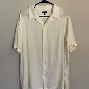 Express Men’s White Casual Button Down